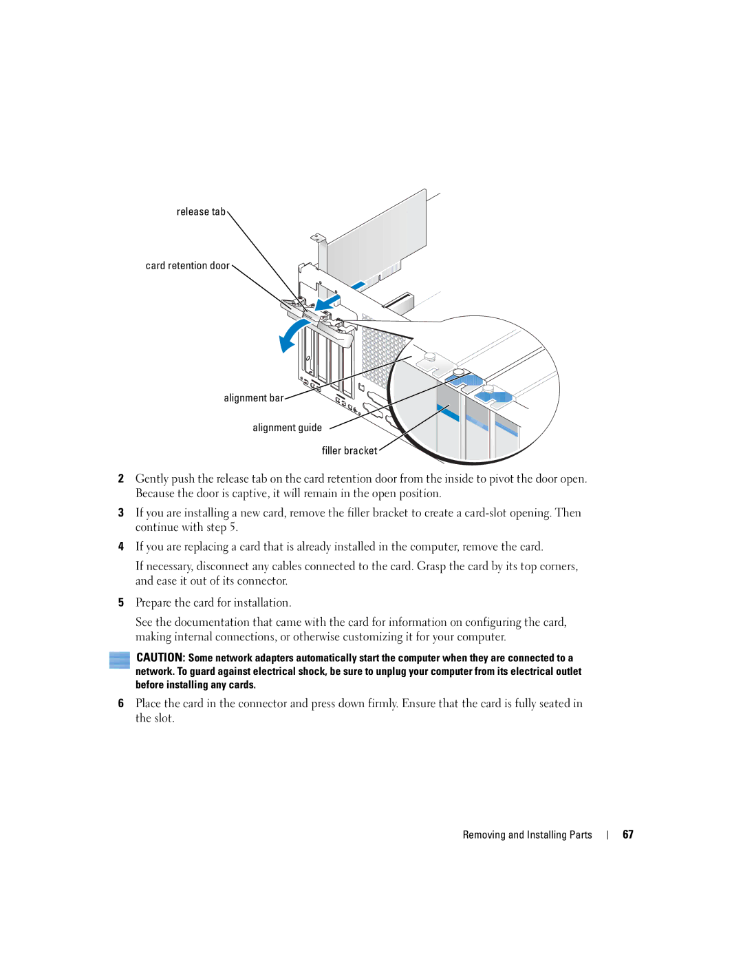 Dell C7565 manual Removing and Installing Parts 