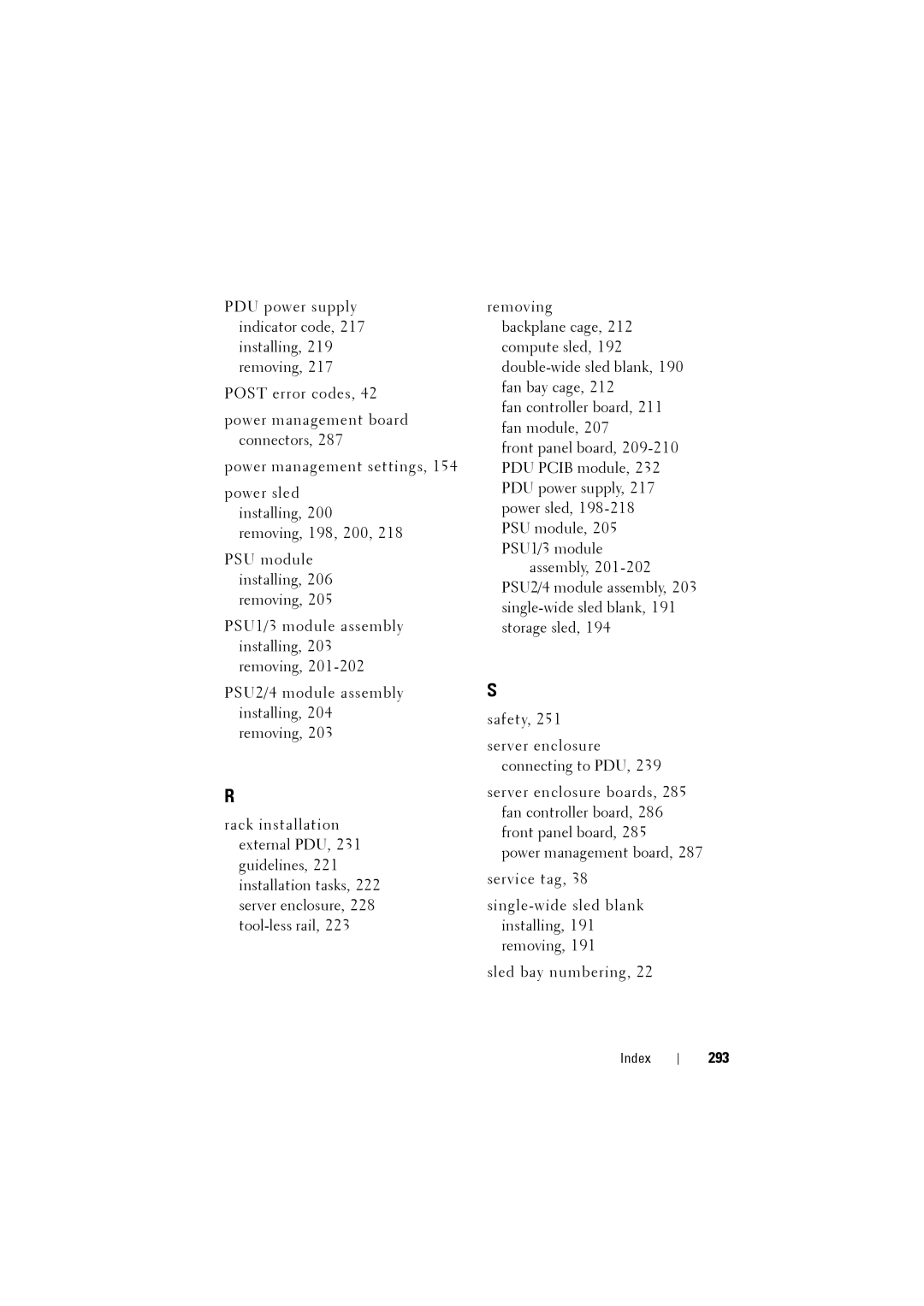 Dell C8000 owner manual 293 