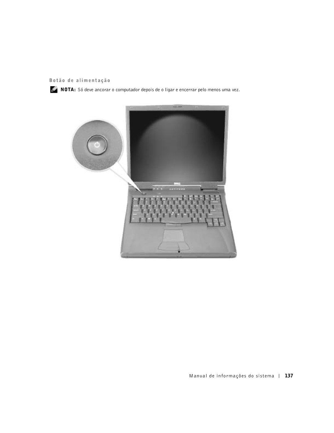 Dell C840 manual T ã o d e a l i m e n t a ç ã o 