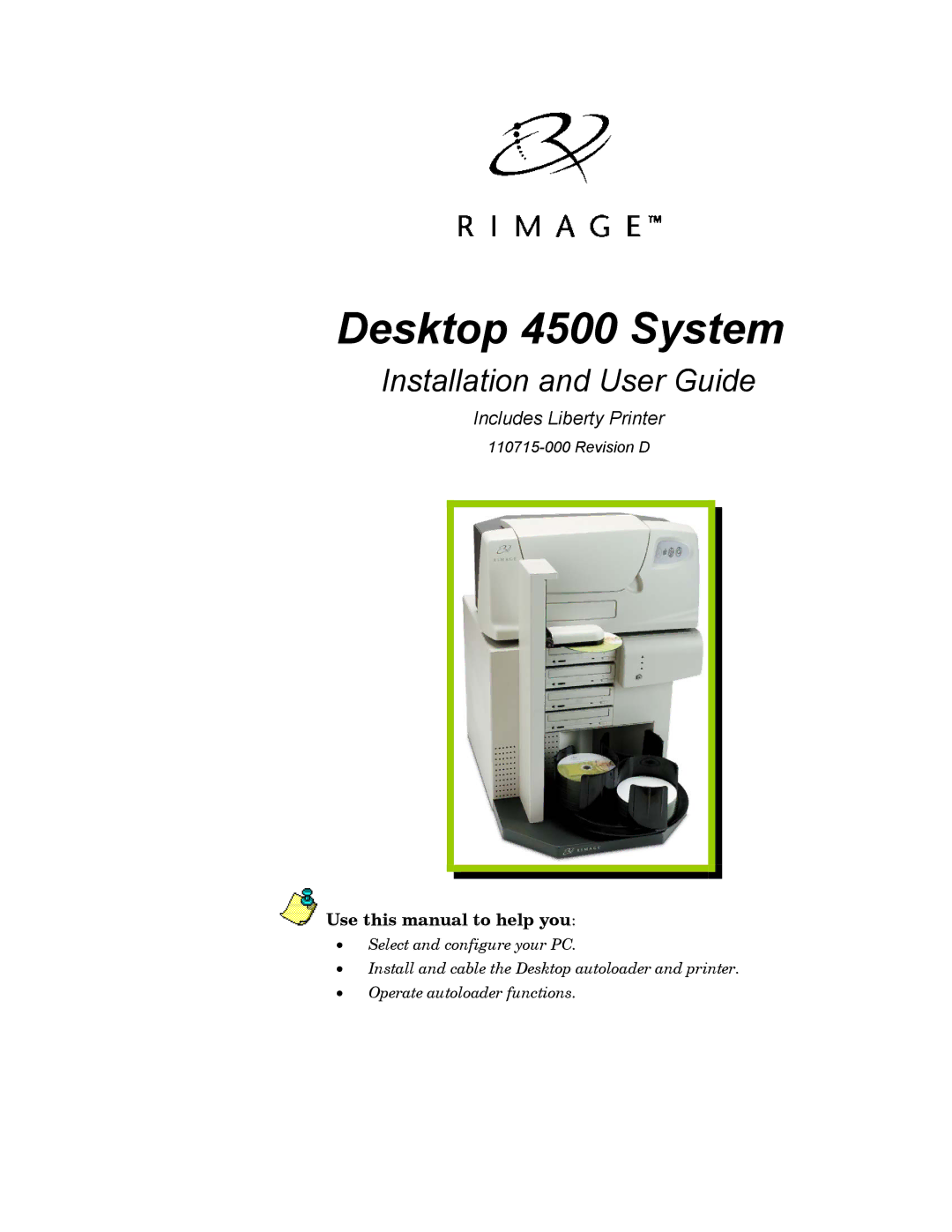 Dell CDPR3 manual Desktop 4500 System 