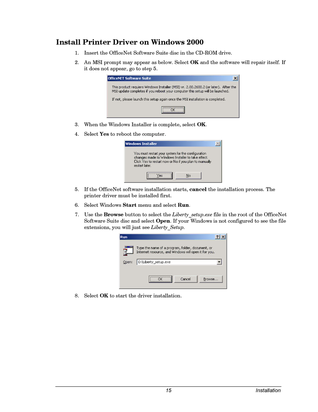 Dell CDPR3 manual Install Printer Driver on Windows 