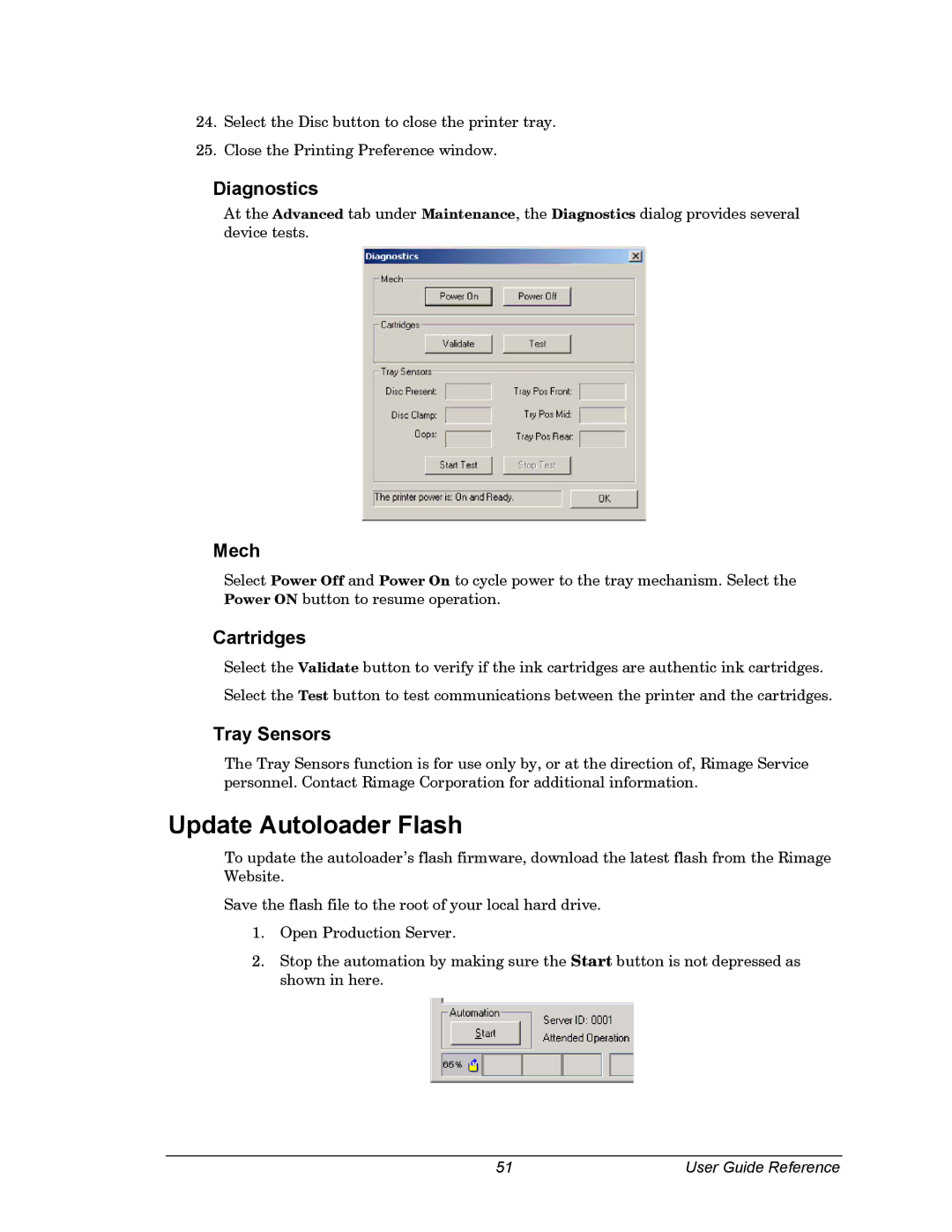 Dell CDPR3 manual Update Autoloader Flash, Diagnostics 