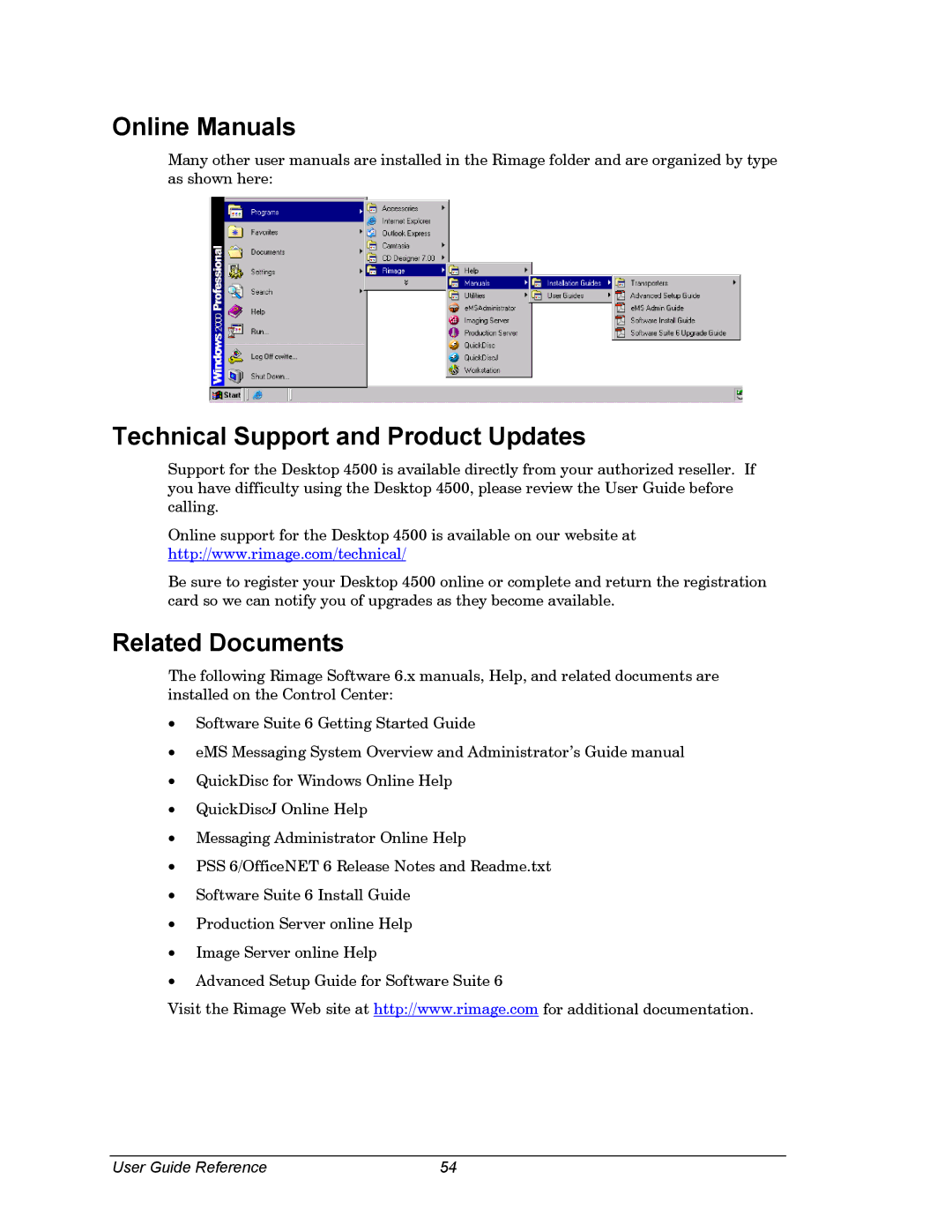 Dell CDPR3 manual Online Manuals Technical Support and Product Updates, Related Documents 