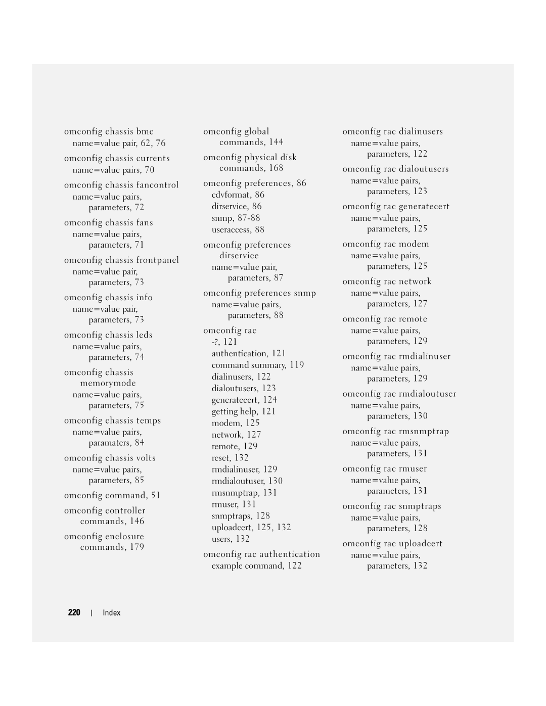 Dell Command Line Interface manual 220 