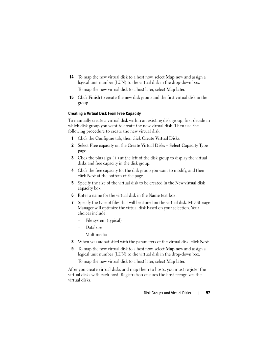 Dell Computer Drive manual Disk Groups and Virtual Disks 