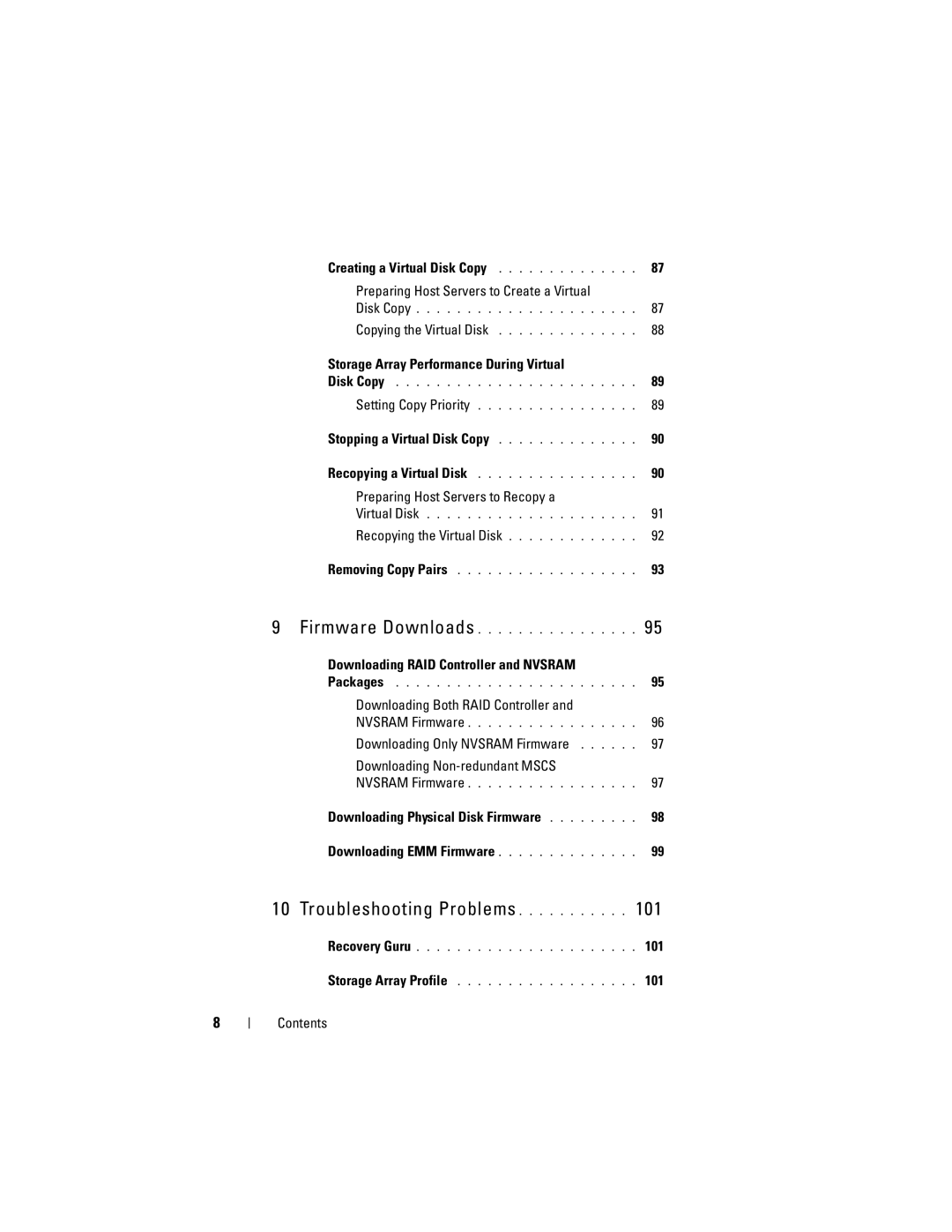 Dell Computer Drive manual Troubleshooting Problems 