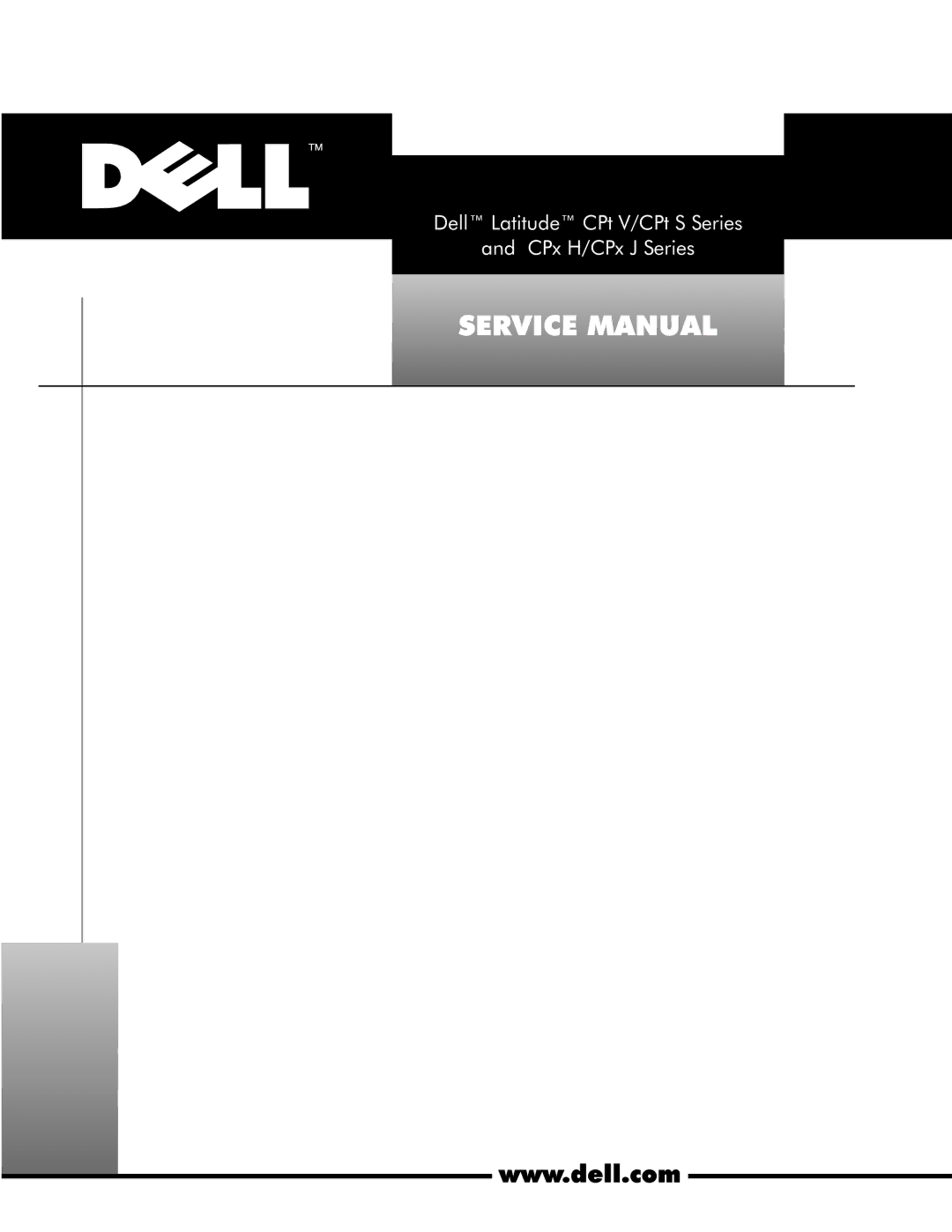 Dell CPx H/CPx J Series, CPt V/CPt S Series manual 