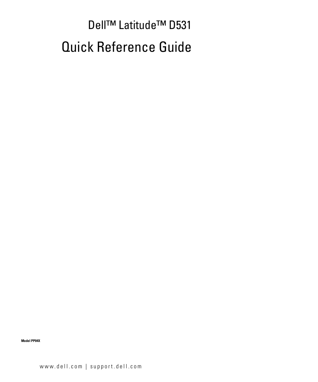 Dell CT975 manual Quick Reference Guide 