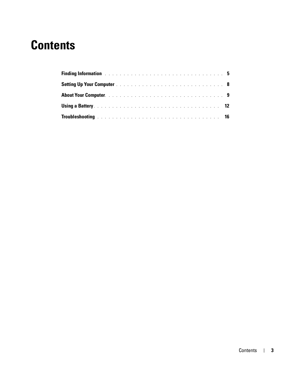 Dell CT975 manual Contents 