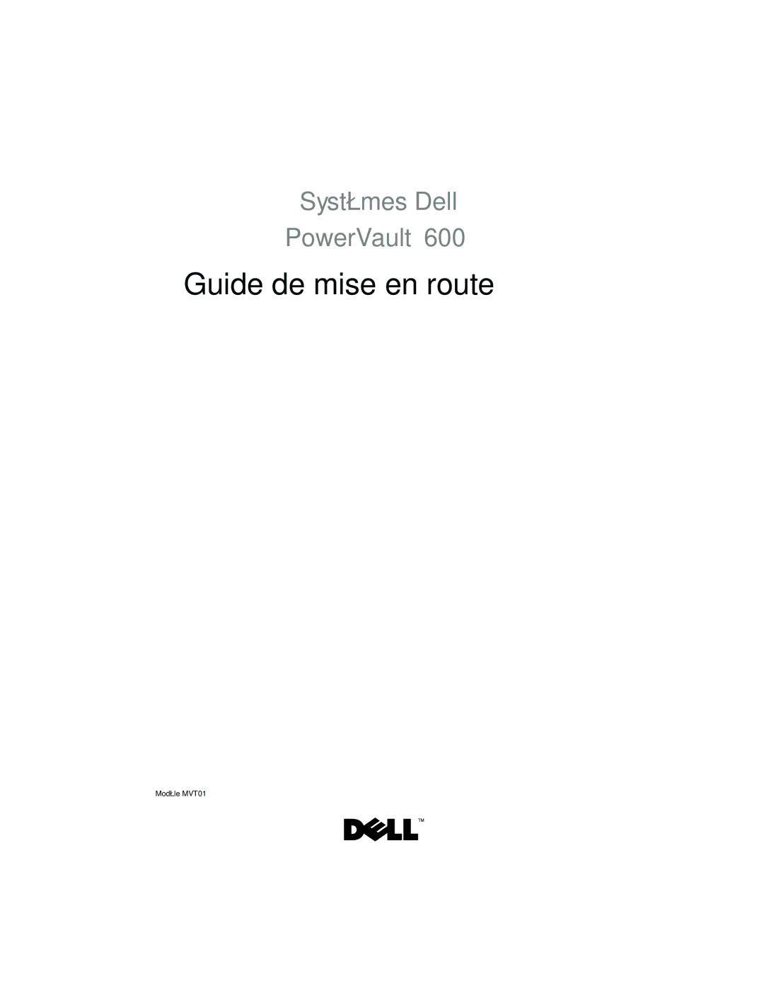 Dell CX193 manual Guide de mise en route 