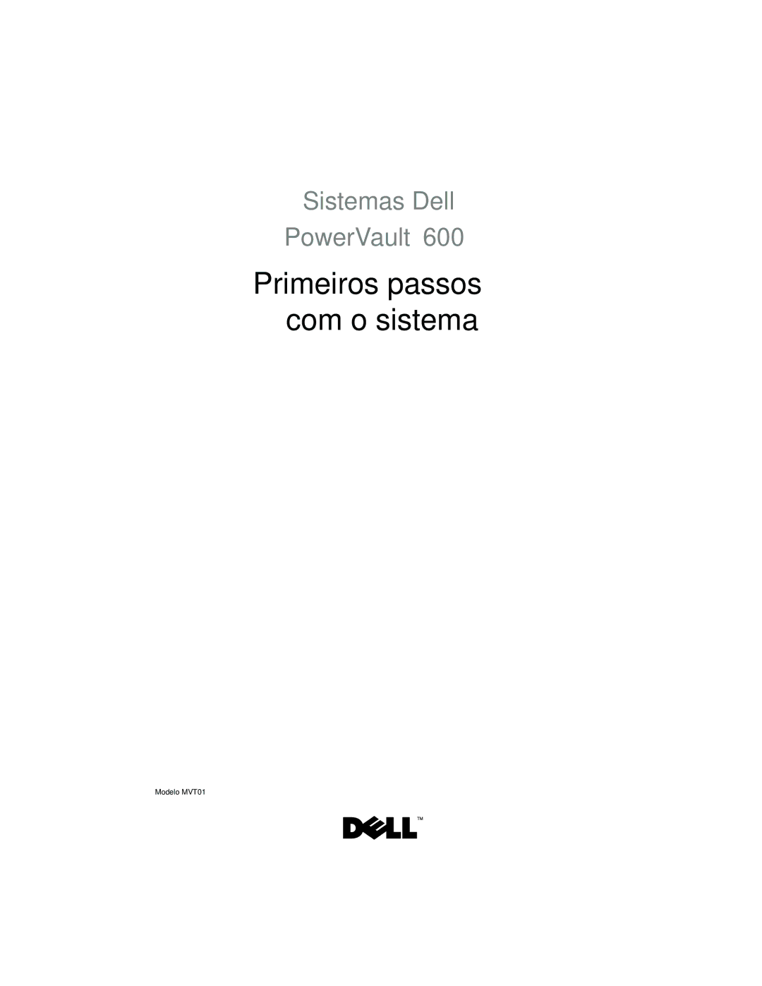 Dell CX193 manual Primeiros passos com o sistema 