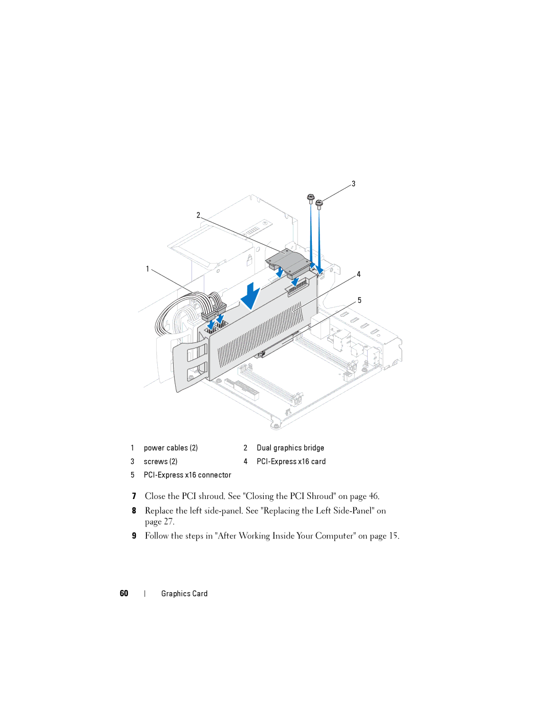 Dell D01M owner manual Dual graphics bridge 