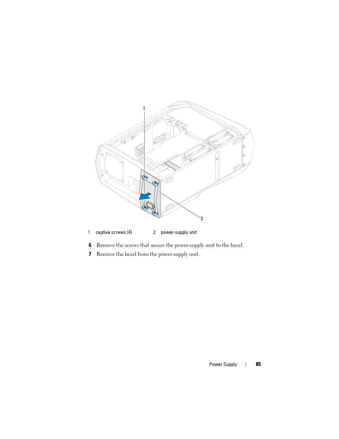 Dell D01M owner manual Power-supply unit 