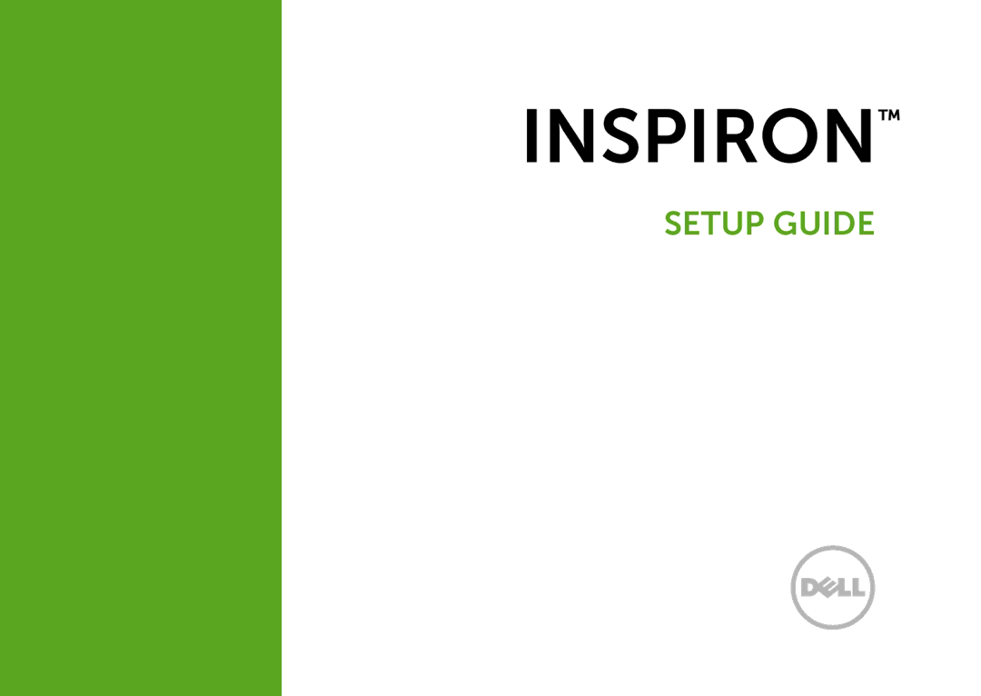 Dell D06D setup guide Inspiron 