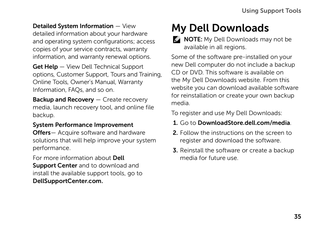 Dell D06D setup guide My Dell Downloads 