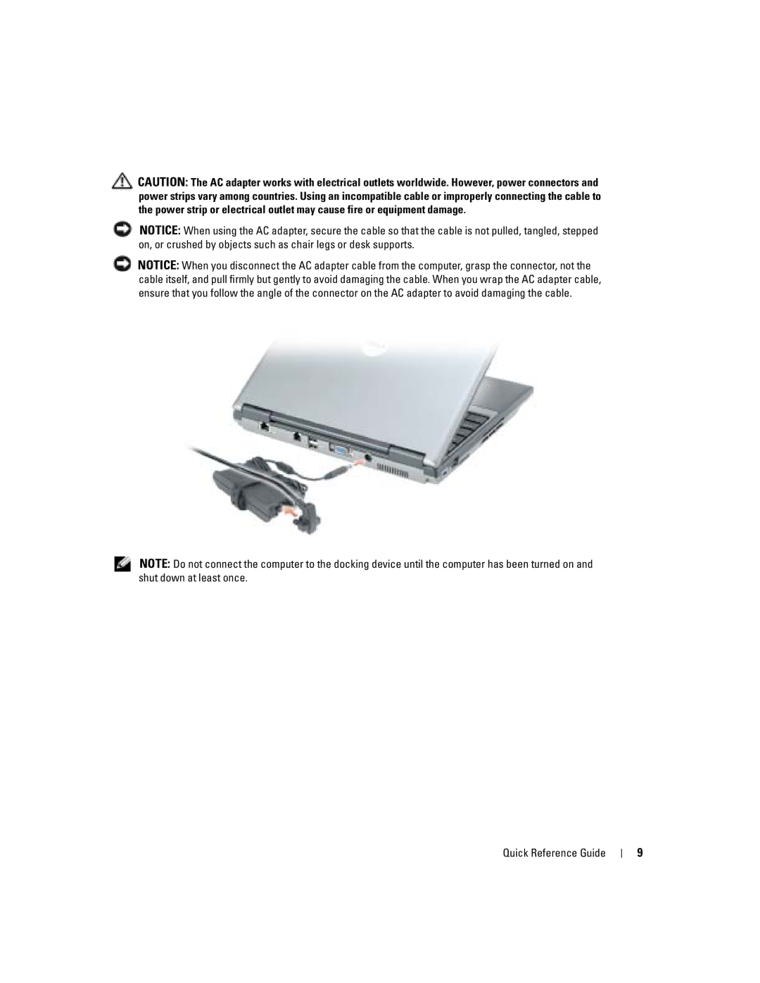 Dell D410 manual Quick Reference Guide 