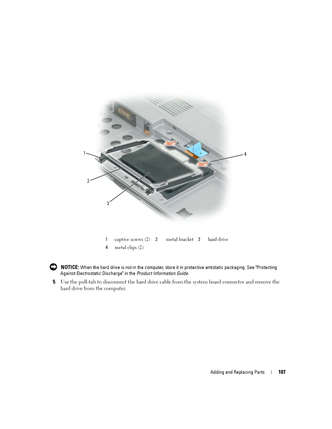 Dell D430 manual 107 