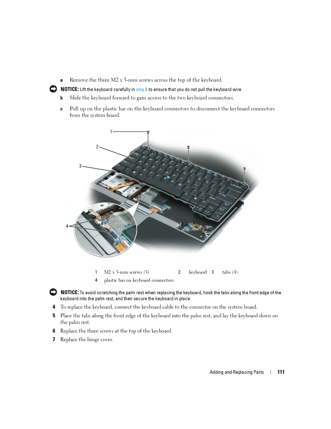 Dell D430 manual 111 