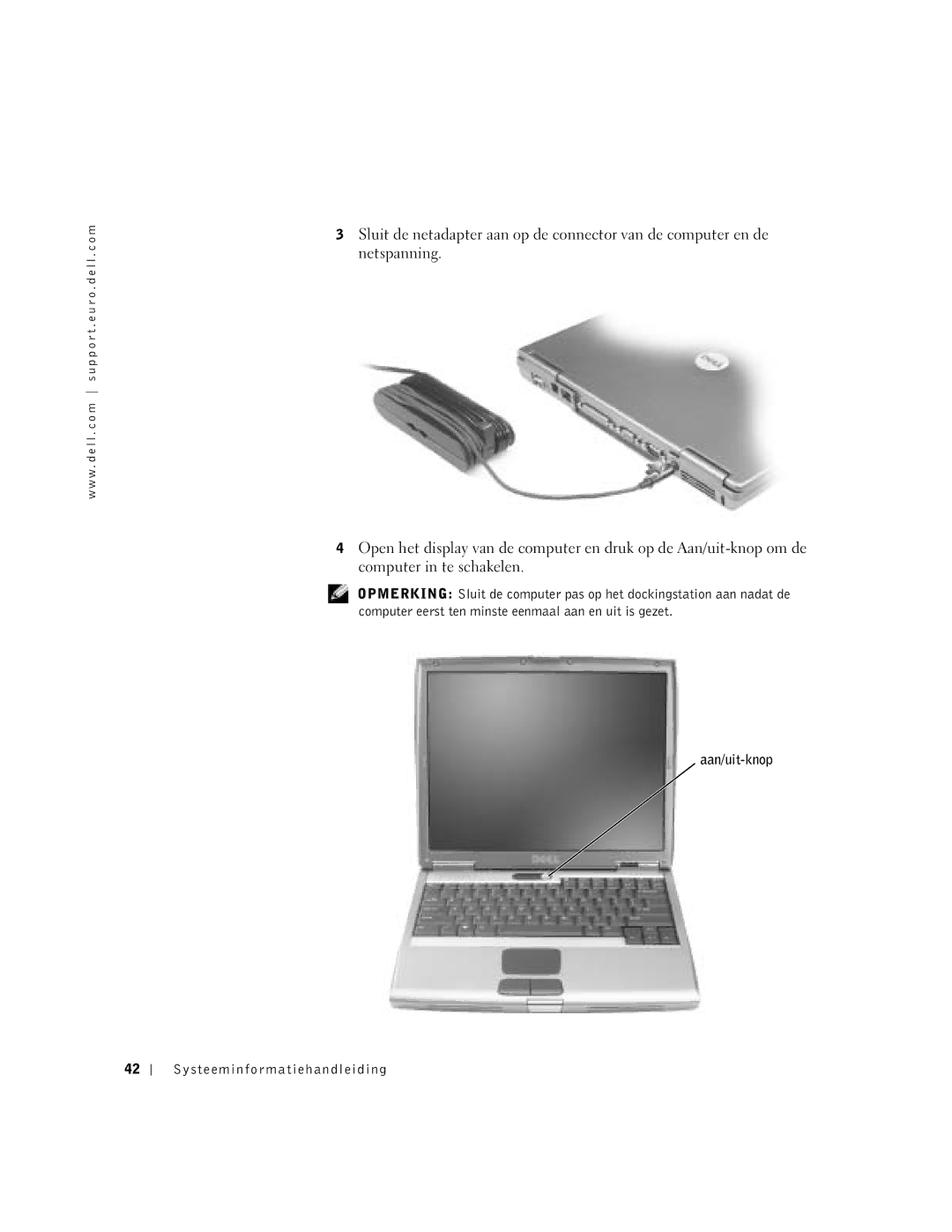 Dell D500 manual 