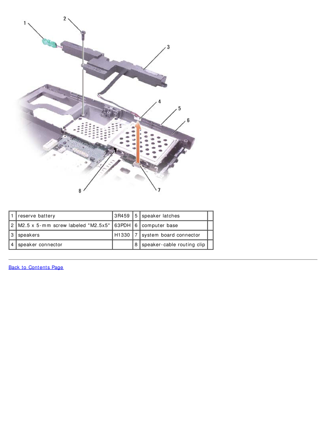 Dell D505 service manual Computer base 