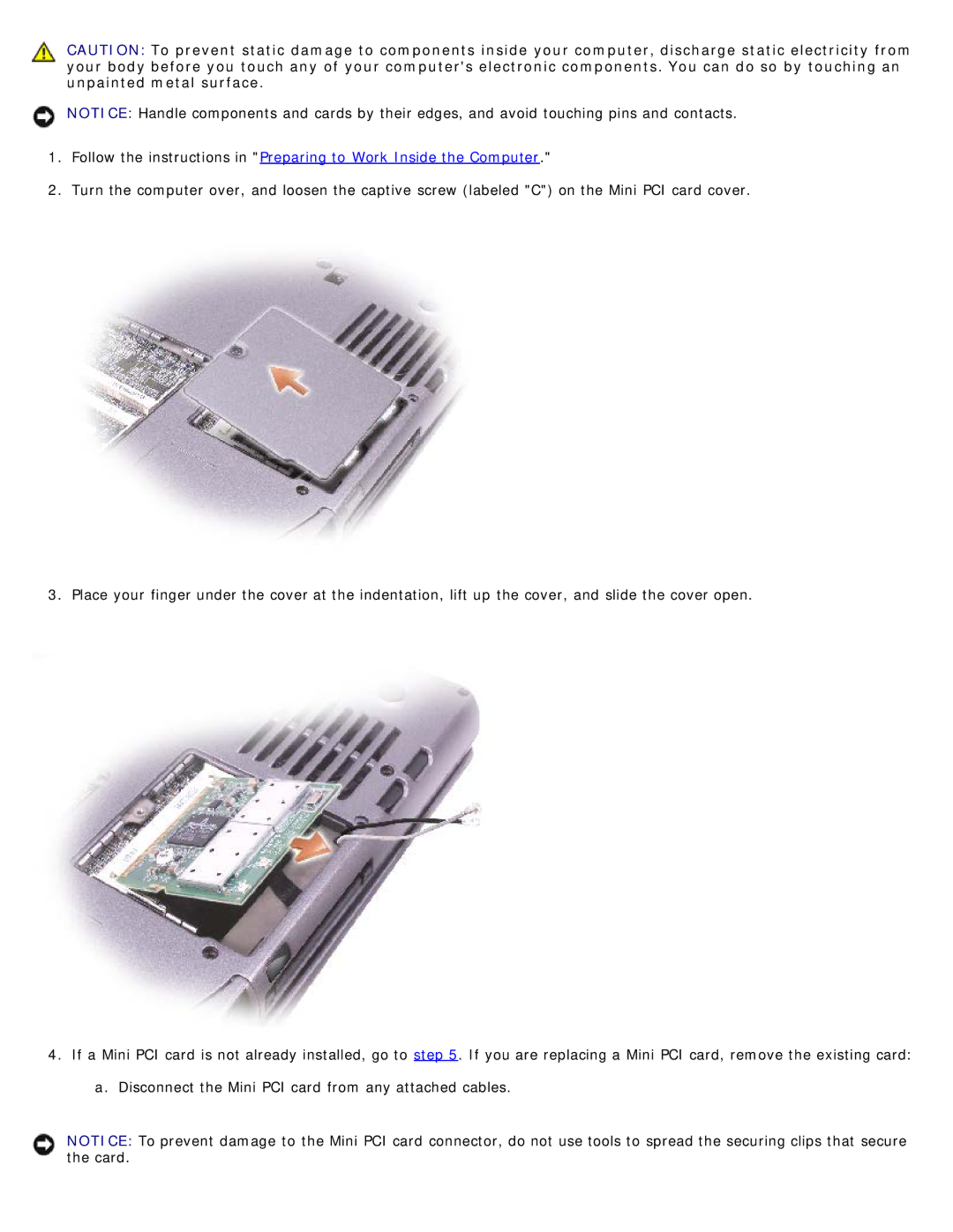 Dell D505 service manual 