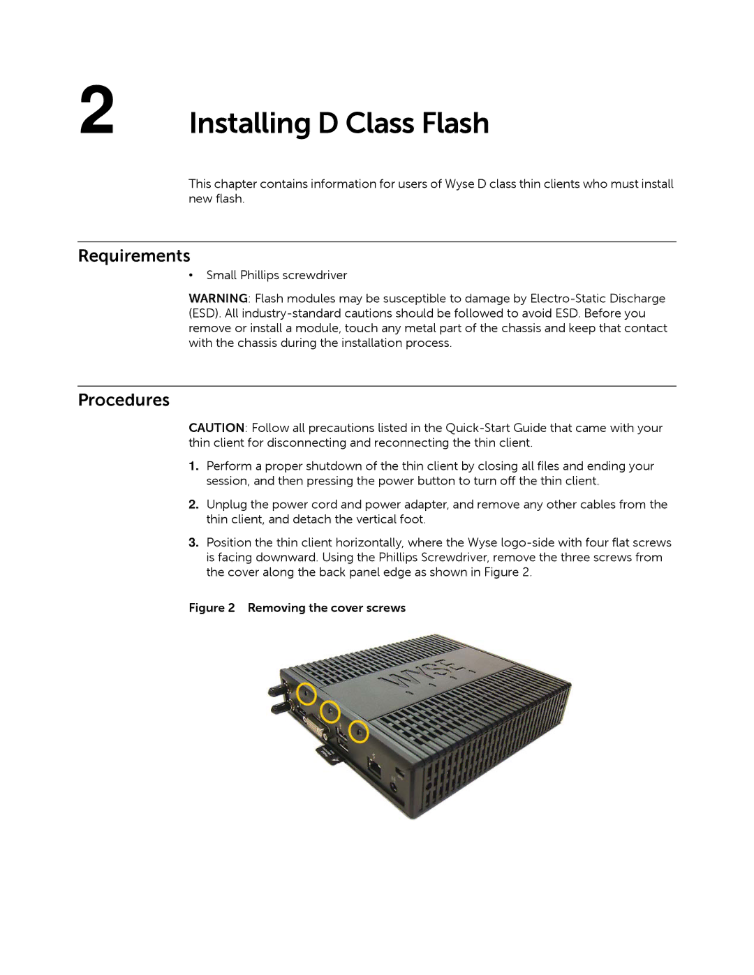 Dell D10D, D50D, D90DW manual Installing D Class Flash, Requirements, Procedures 