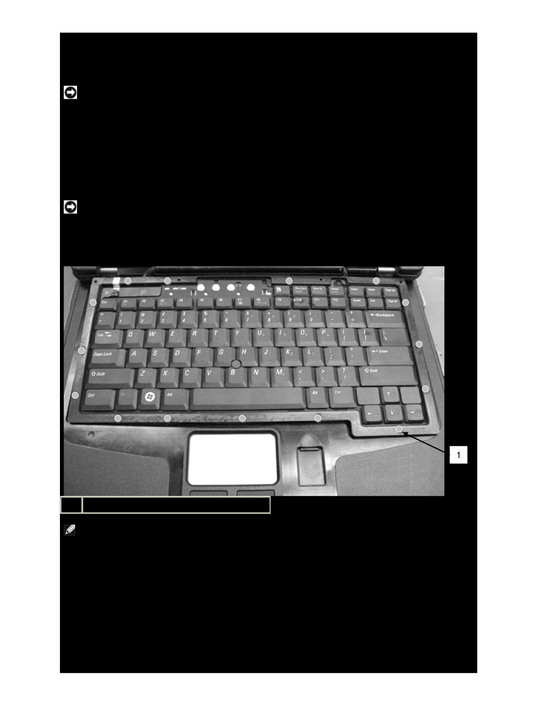 Dell service manual XFR D630 Product Information Guide and in the XFR D630 User’s Guide 