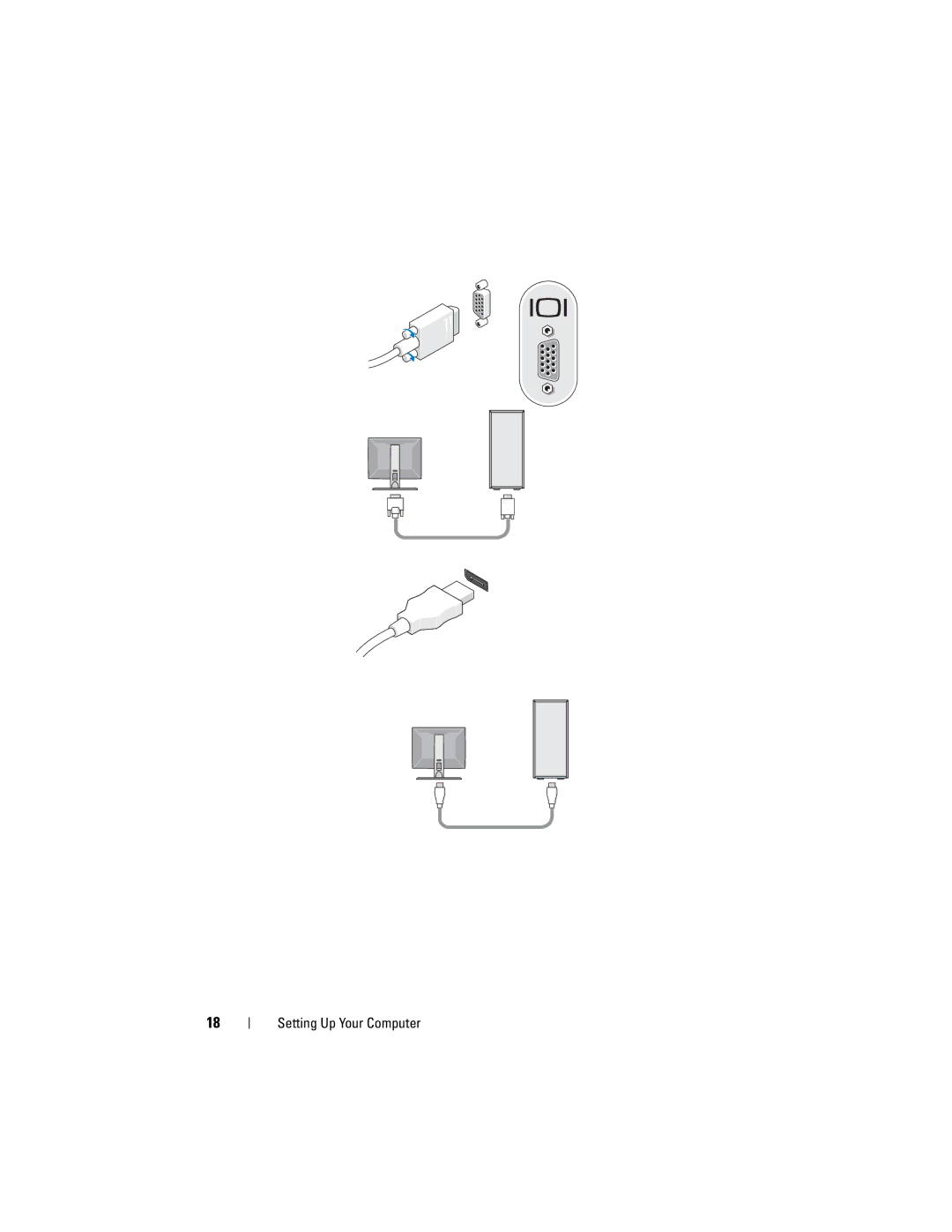 Dell DCTR, DCCY, H698D, DCNE specifications Setting Up Your Computer 