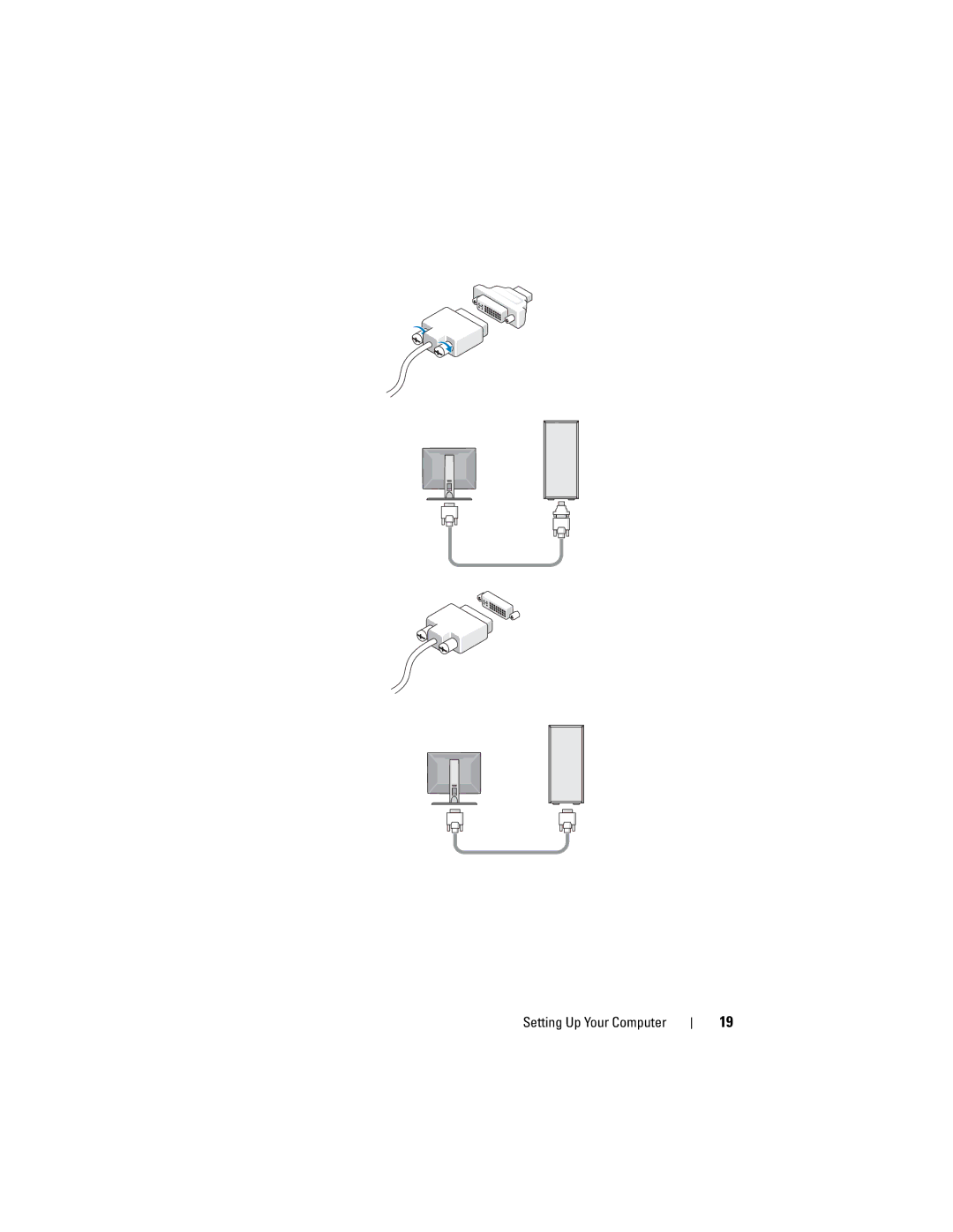 Dell DCNE, DCCY, H698D, DCTR specifications Setting Up Your Computer 