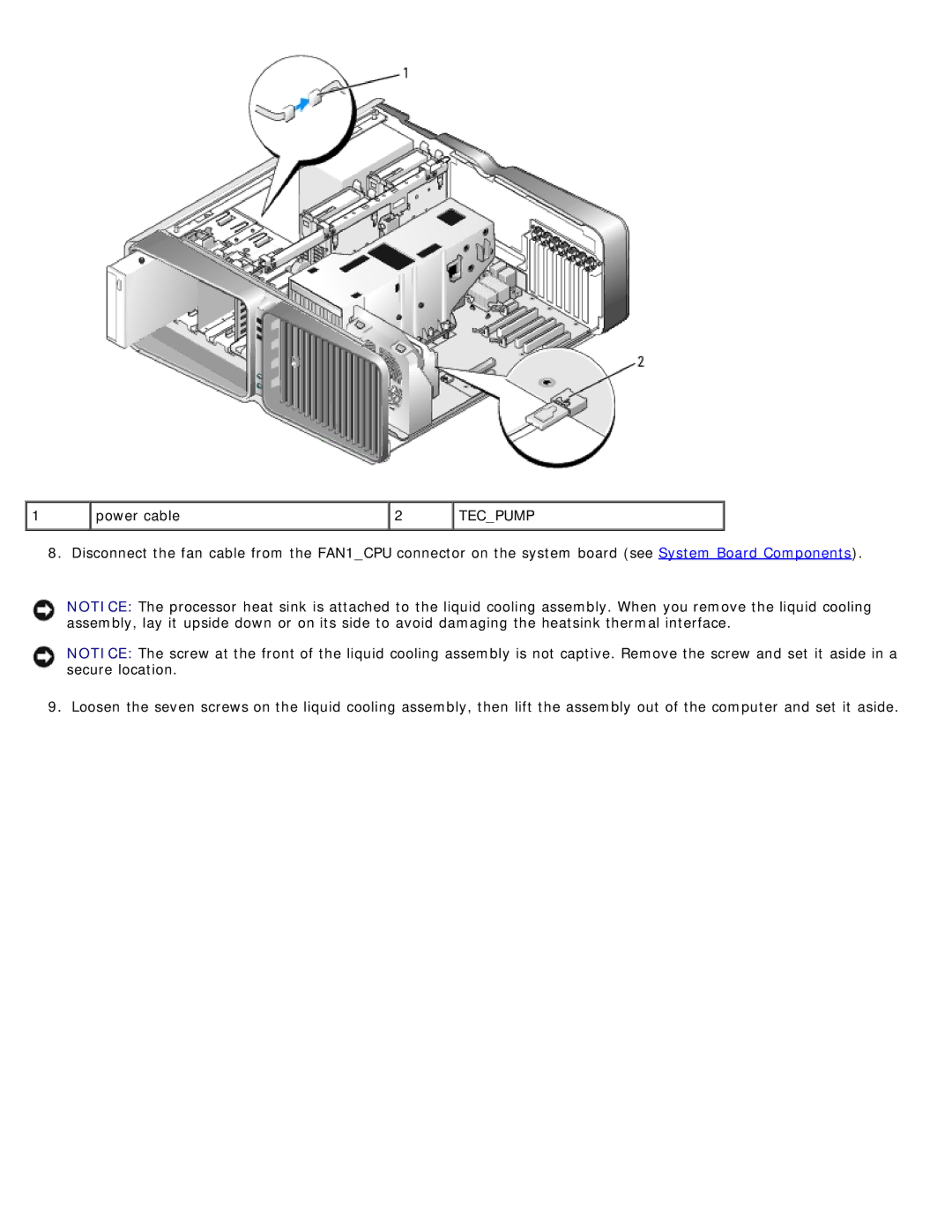 Dell DCDO, 710 H2C service manual Tecpump 