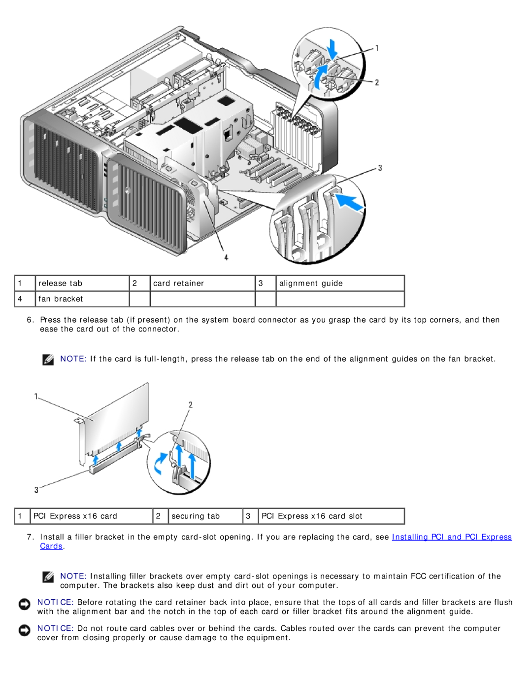 Dell 710 H2C, DCDO service manual release tab 