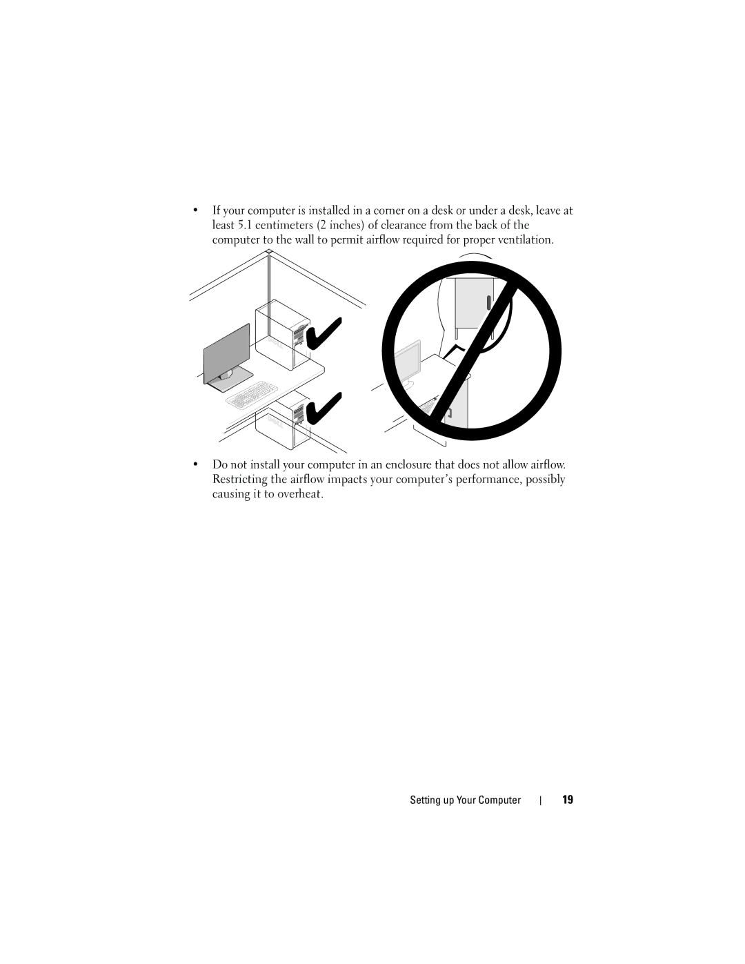 Dell C100J, DCDO manual Setting up Your Computer 