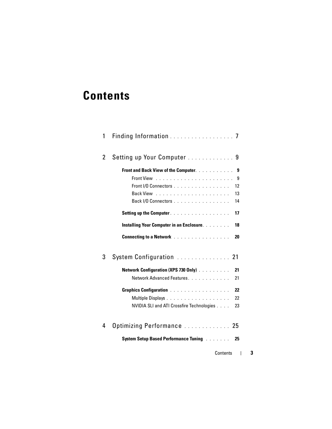 Dell C100J, DCDO manual Contents 