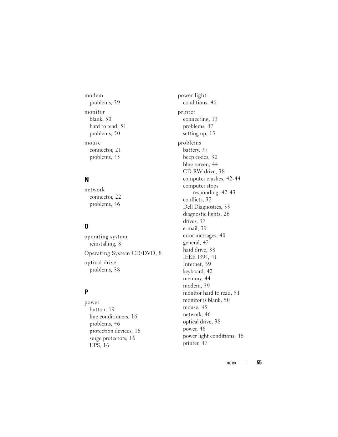 Dell DCDO manual Index 