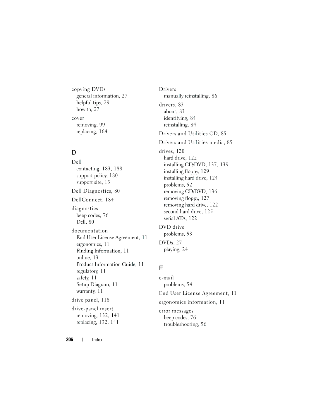 Dell DCMA owner manual 206 