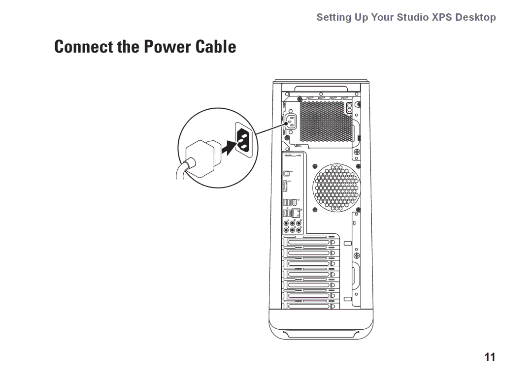 Dell 0NWK08A01, DCRM setup guide Connect the Power Cable 