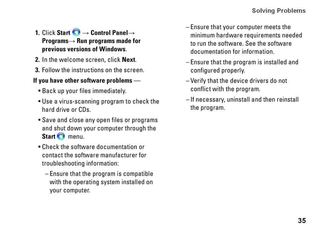 Dell 0NWK08A01, DCRM setup guide Start menu 