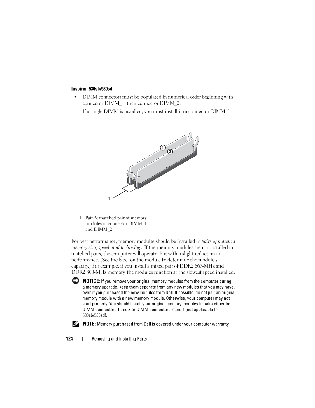 Dell DCSLF owner manual 124 