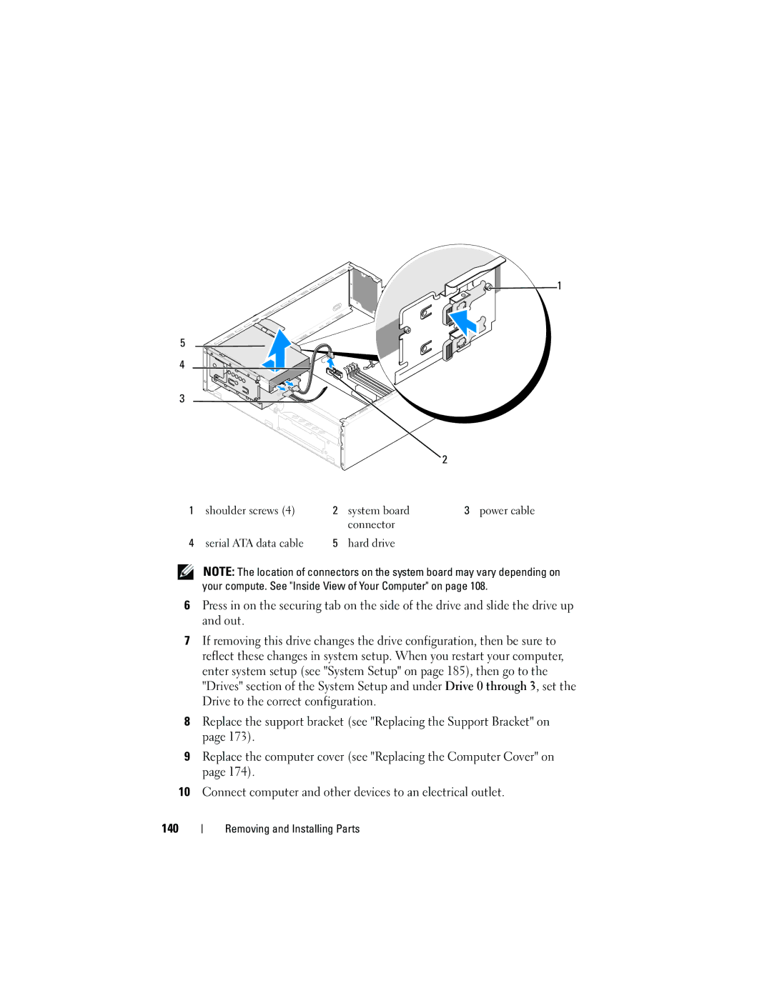 Dell DCSLF owner manual Removing and Installing Parts 