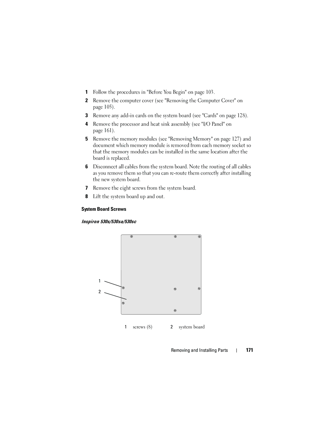 Dell DCSLF owner manual 171 