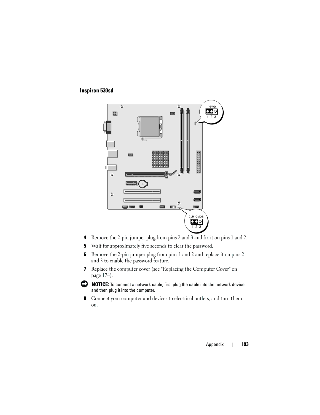 Dell DCSLF owner manual Inspiron 530sd, 193 