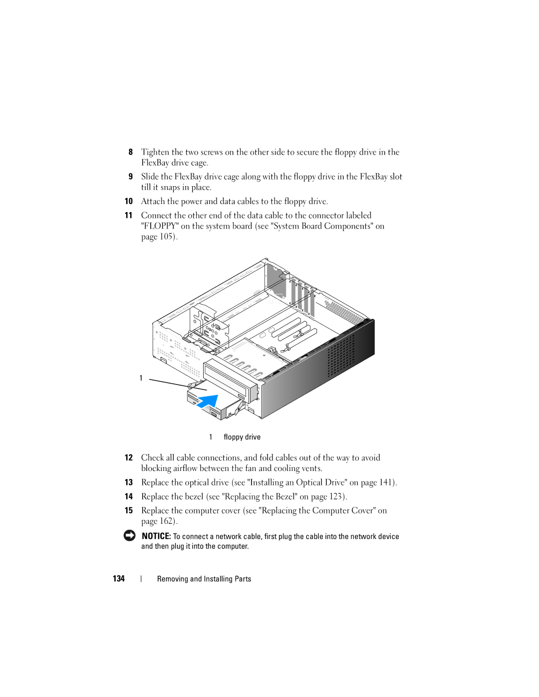 Dell DCSLF manual Floppy drive 