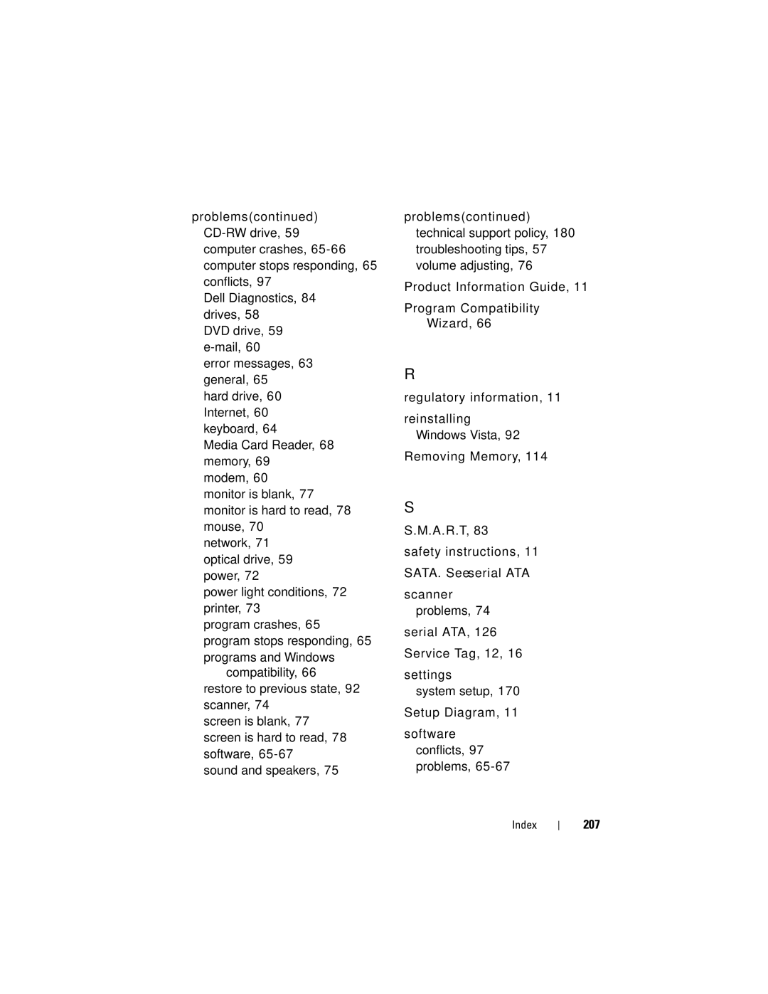 Dell DCSLF manual 207 