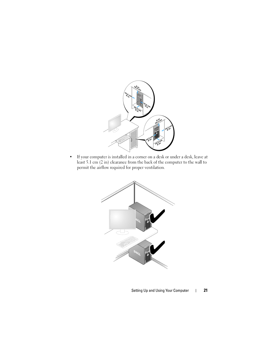 Dell DCSLF manual Setting Up and Using Your Computer 