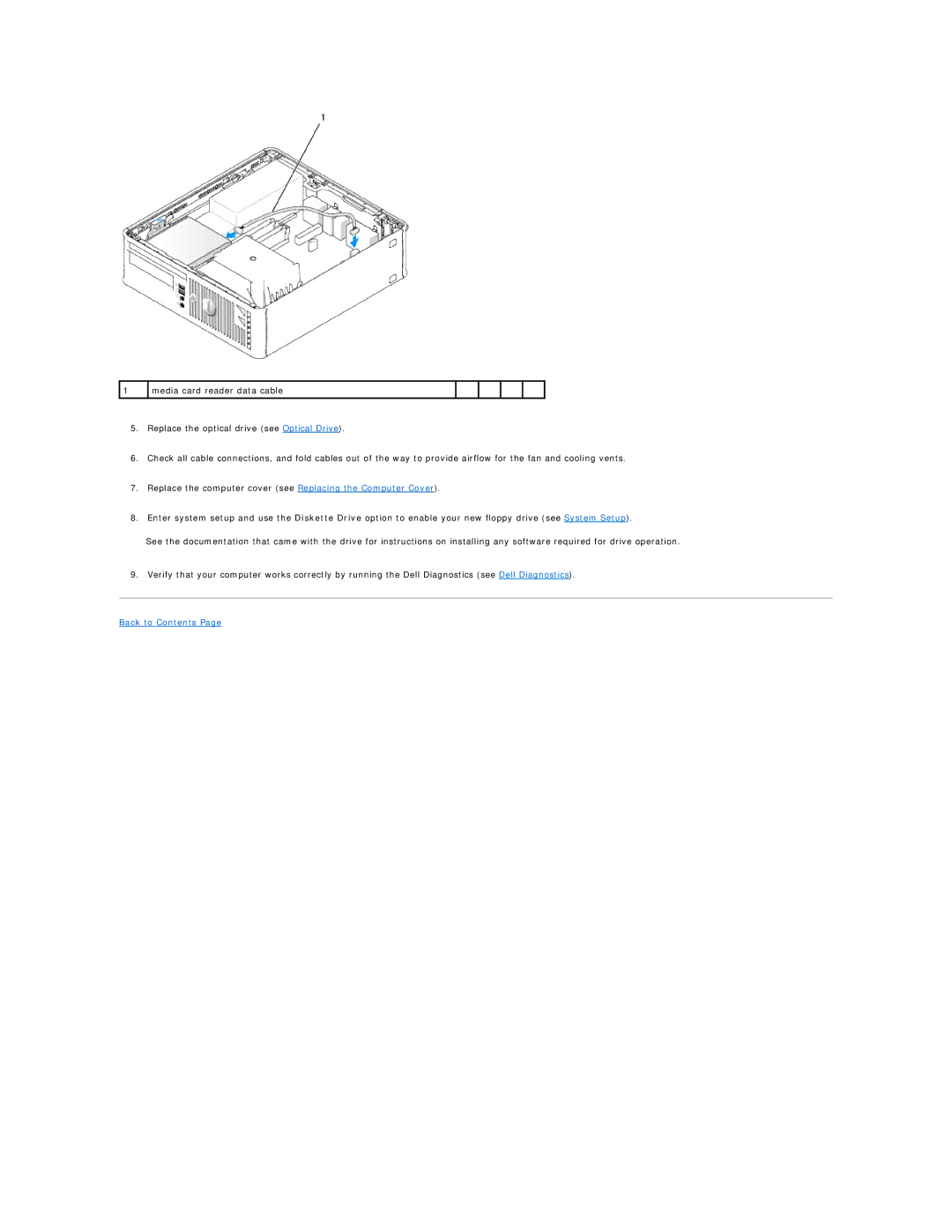 Dell DCSM, DCCY, 740-MT, 740-DT manual Back to Contents 