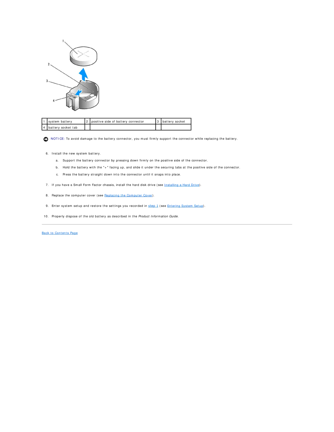 Dell DCSM, DCCY, 740-MT, 740-DT manual Back to Contents 