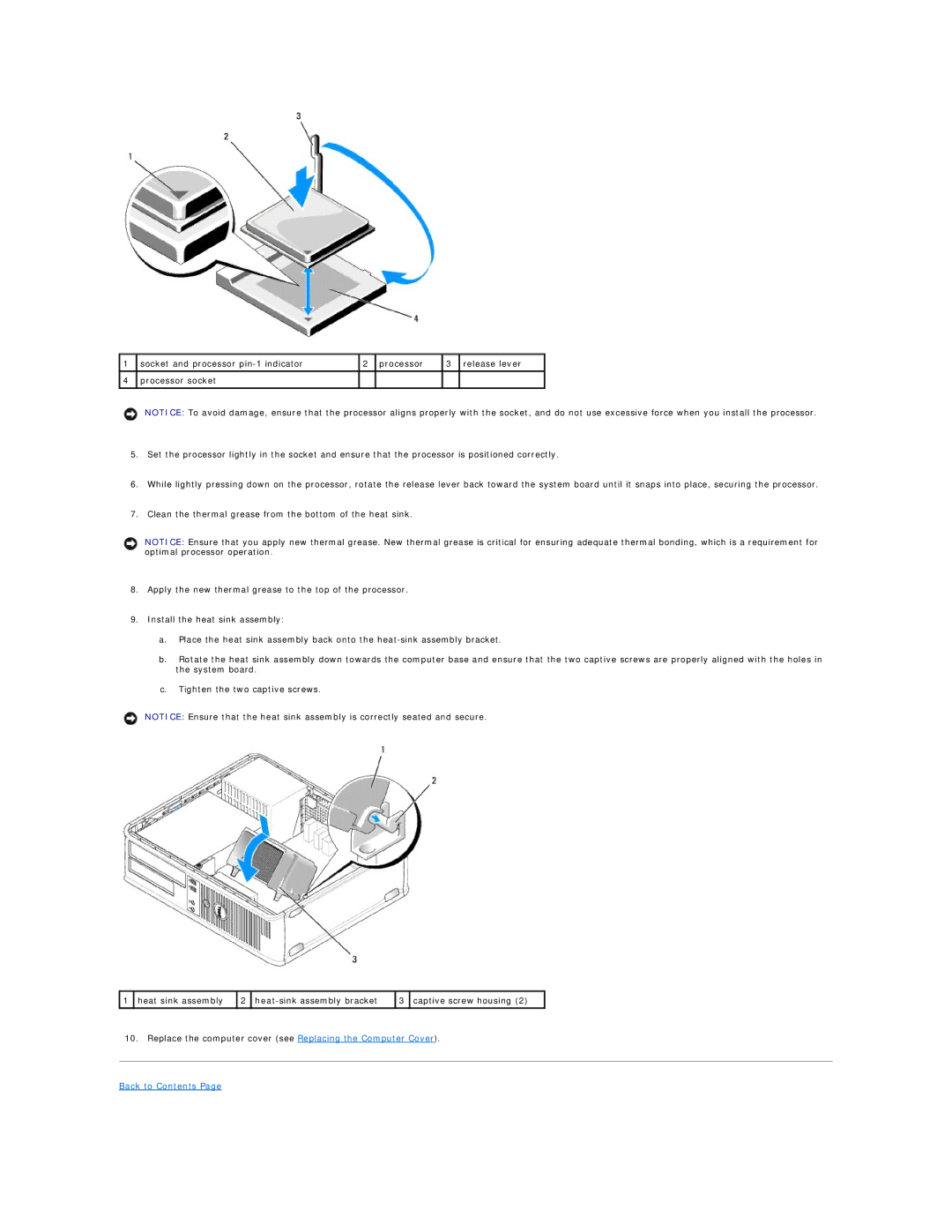 Dell 740-DT, DCSM, DCCY, 740-MT manual Back to Contents 