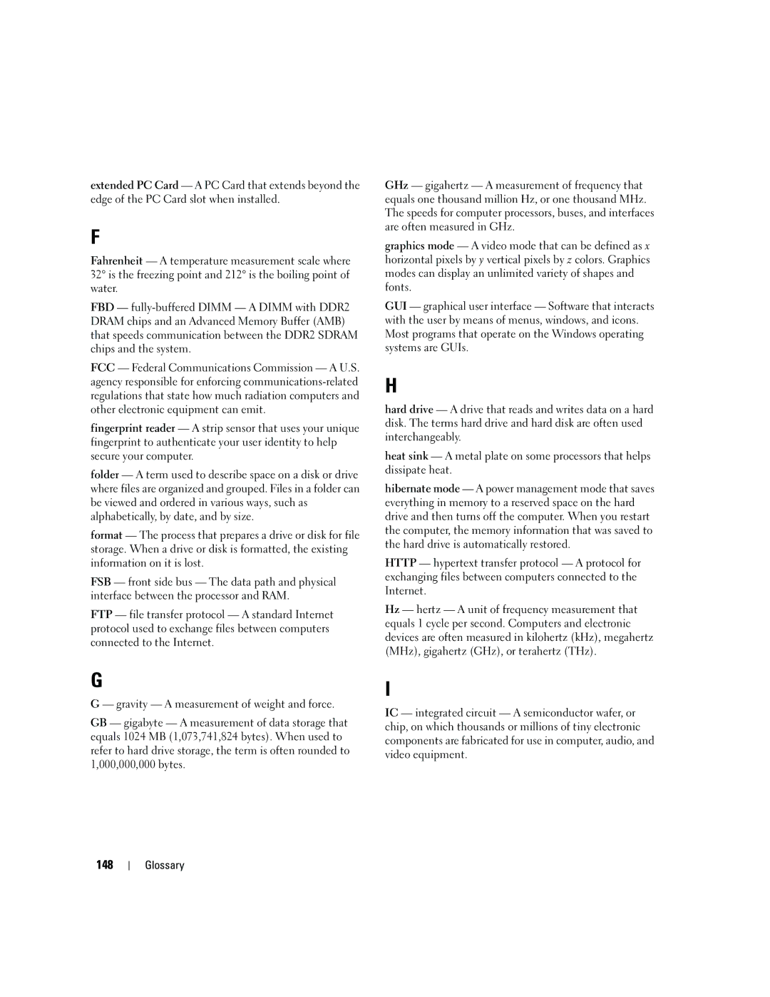 Dell DCSM, PY349 owner manual 148 