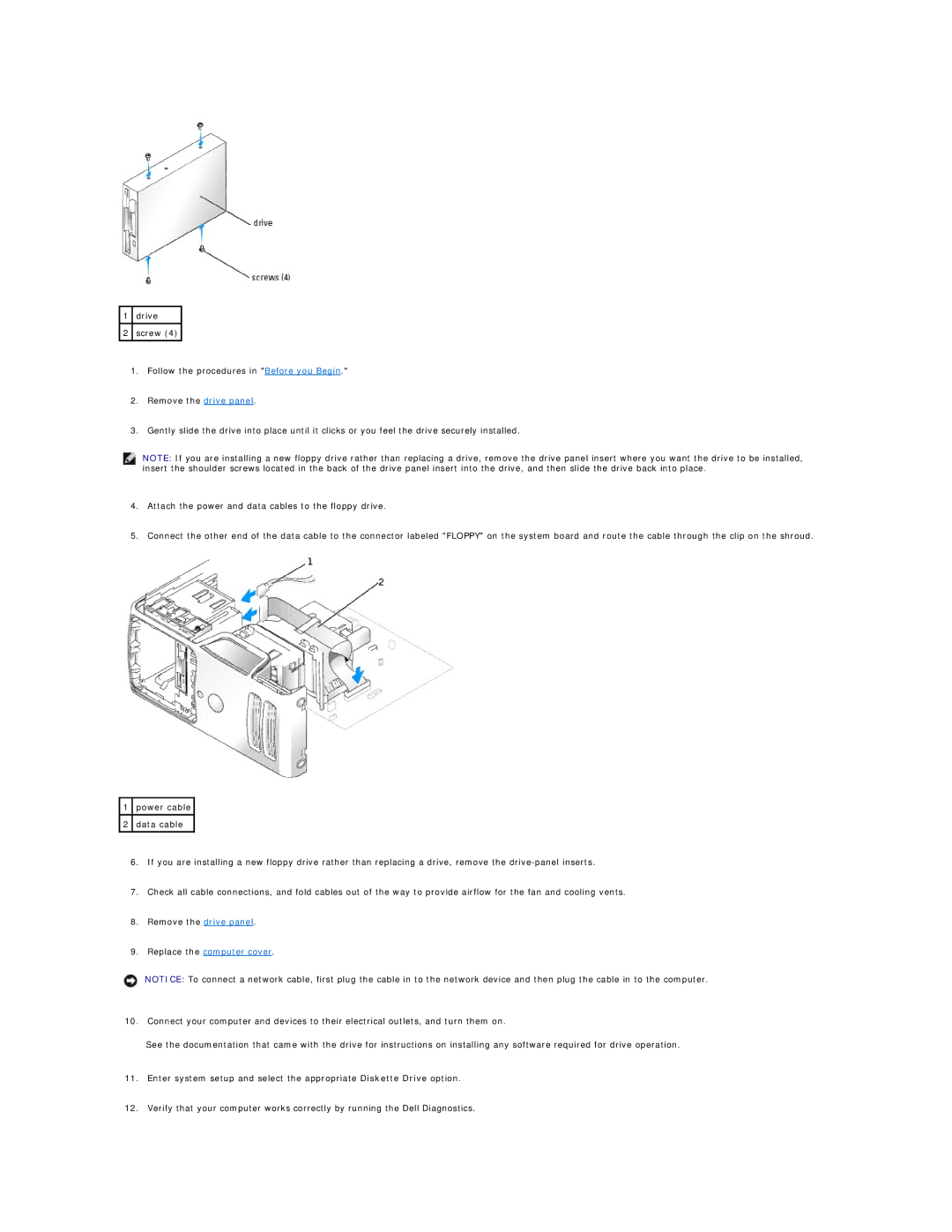 Dell DCSM specifications Replace the computer cover 