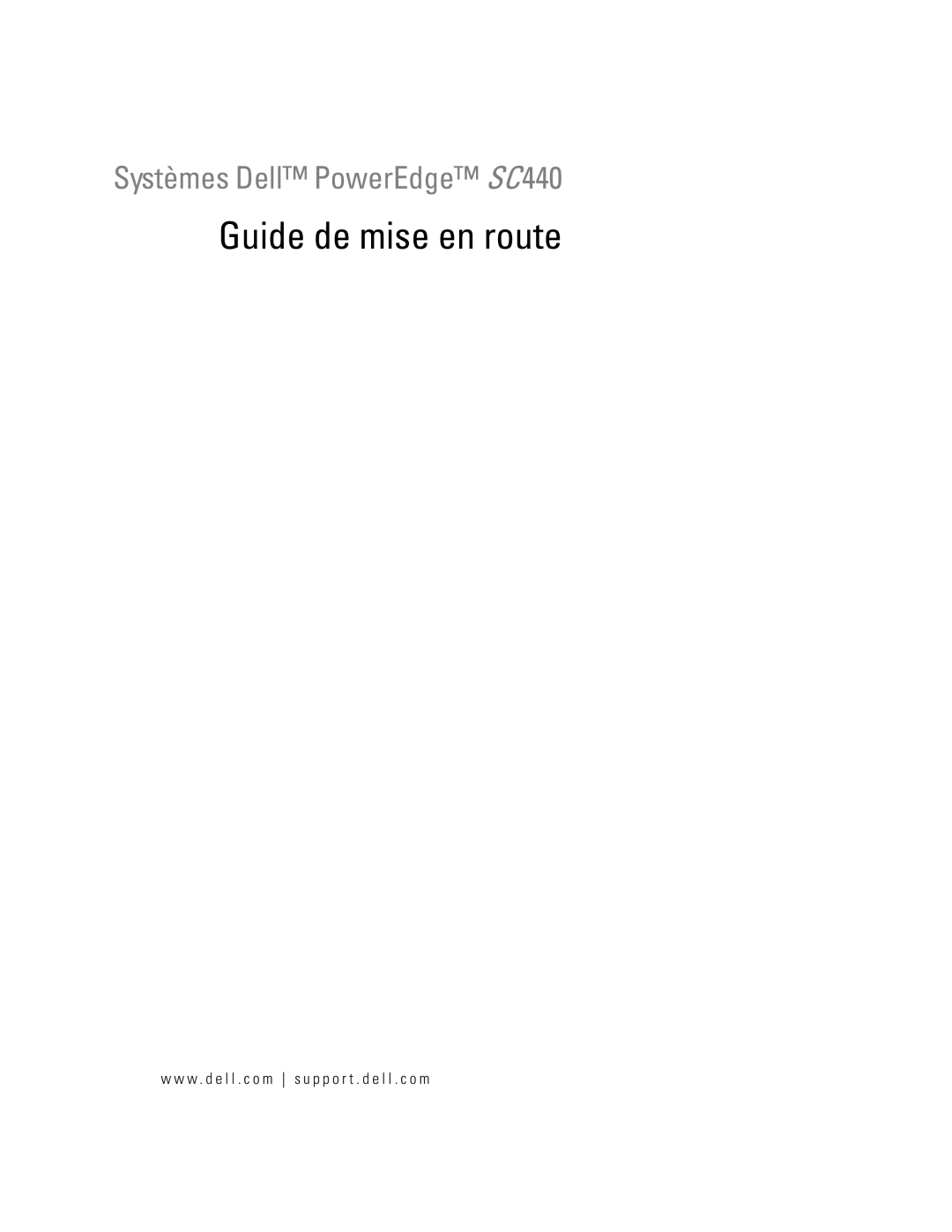 Dell DCTA manual Guide de mise en route 